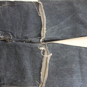 MISS VIGOSS FLARED SIZE 3/4 Women's Blue Jeans